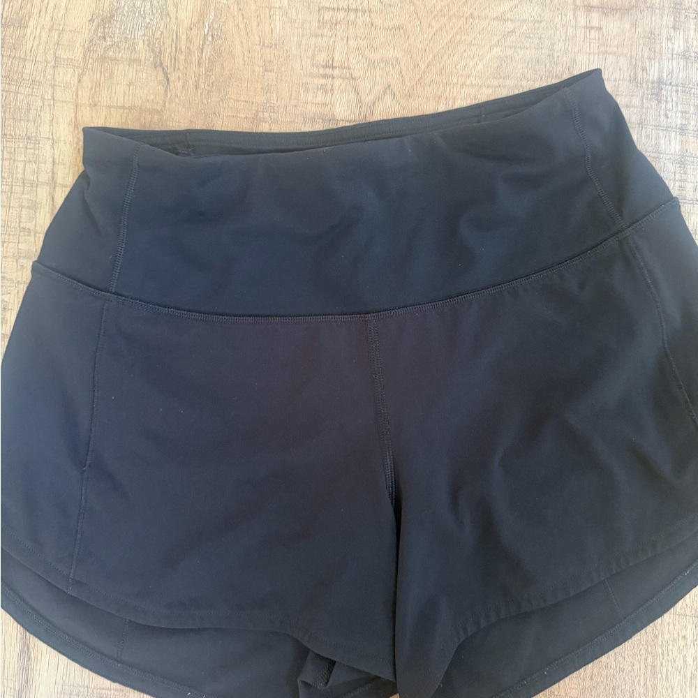lululemon athletica Black Performance Women's Shorts excellent condition